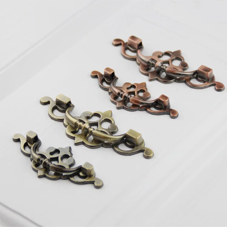 

2.5'' Dresser Pull Drawer Pulls Handles Antique Bronze Black Rustic Kitchen Cabinet Handle Vintage Decorative Hardware 64mm