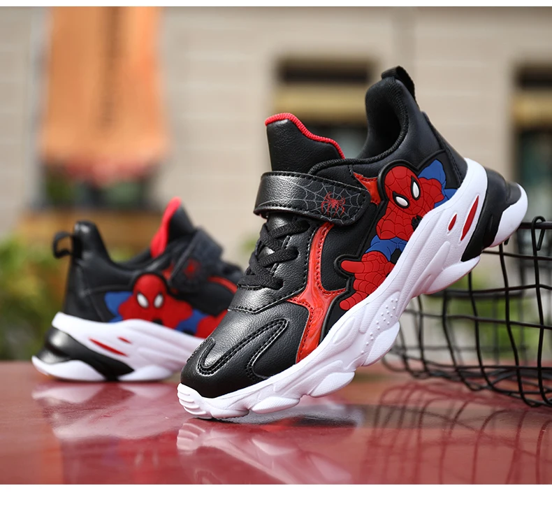 Баскетбольные кроссовки для мальчиков, Детская Баскетбольная обувь «Человек-паук», баскетбольные кроссовки для мальчиков, детская спортивная обувь для мальчиков