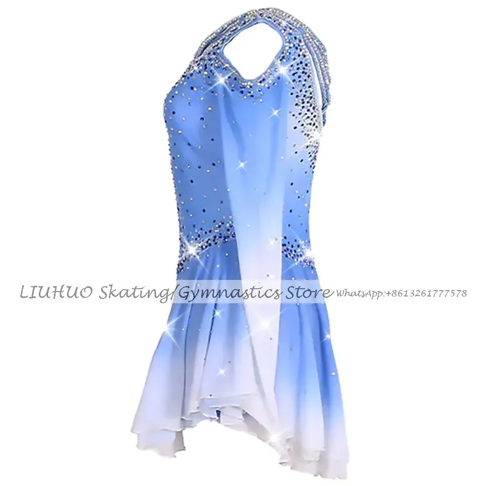 Robe De Danse Fille Paillettes | Justaucorps Patinage Ballet | Avec Gants Sans Doigts