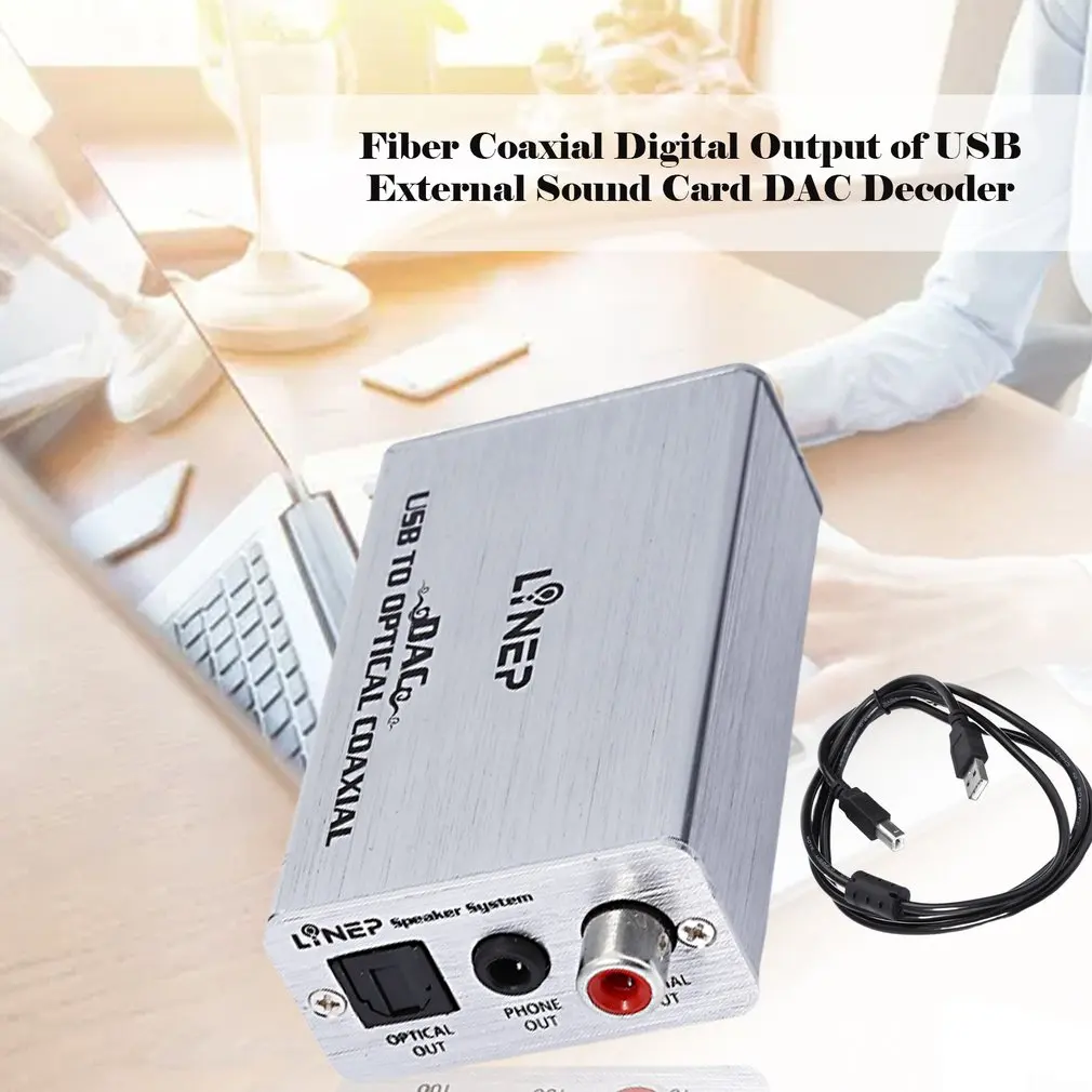 M303 декодер Профессиональный Usb внешняя звуковая карта Dac декодер волоконный коаксиальный цифровой выход Алюминиевый декодер