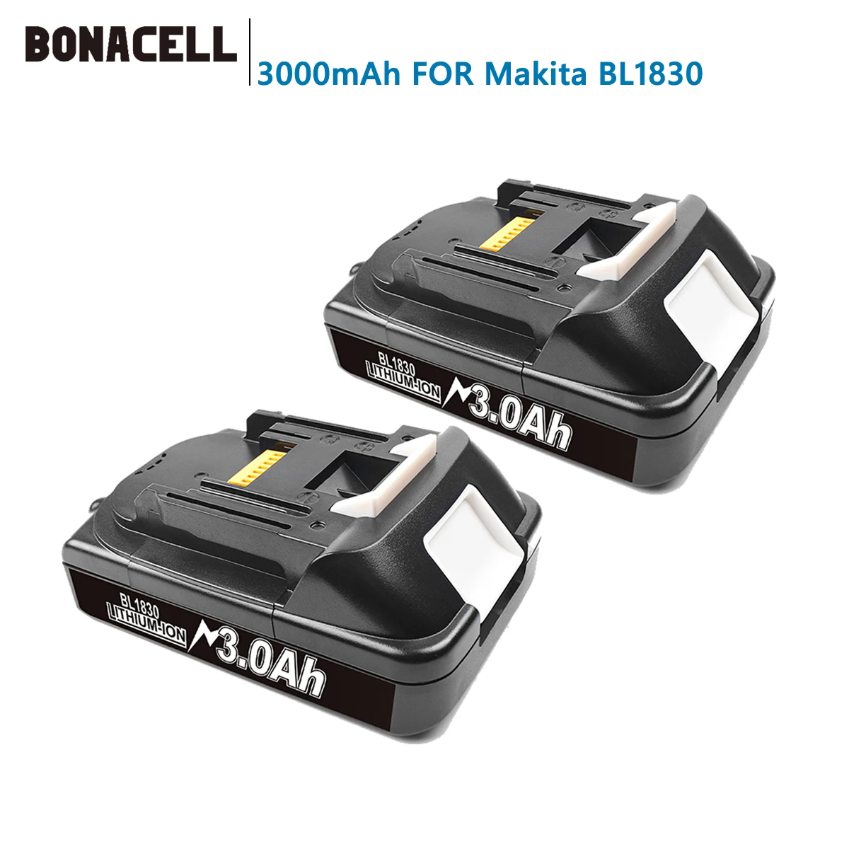 Аккумуляторная литиевая батарея bonacel 3 0/4 0/6.0Ah сменная для Makita Аккумуляторные