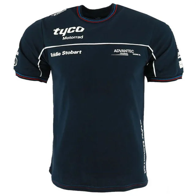 2018 футболка для гоночной команды Tyco BMW мужские короткие футболки мотоциклистов TAS