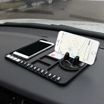 

Car Dashboard Non Slip Grip Pad Phone GPS Holder Mat Anti-skid Silicone Packing Number Mats Car Anti Slip Mat Car Accessories
