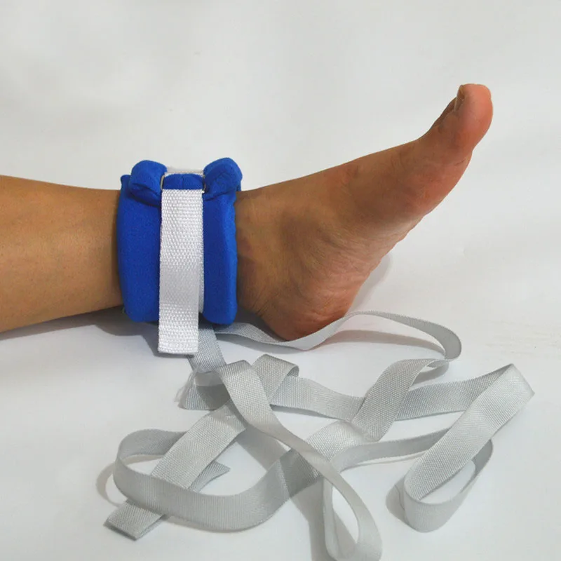 

1PC Medical Limbs Restraint Strap Patients Blue Hands And Feet Limb Fixed Strap Belt For Elderly Mental Patient Use