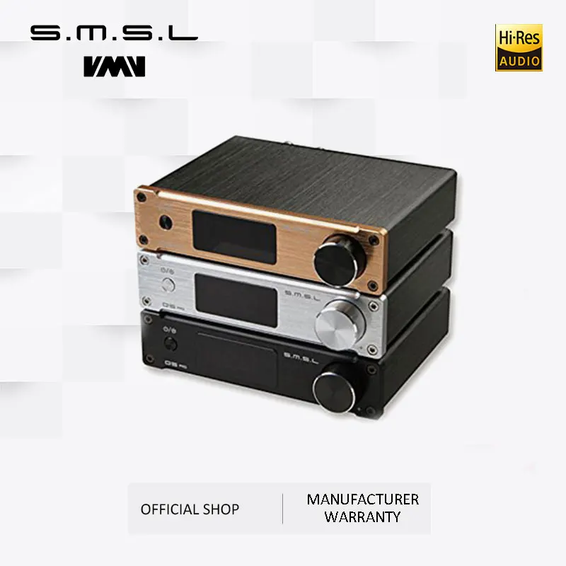 SMSL Q5 Pro Hi Fi аудио цифровой усилитель мощности 2x45 Вт управление USB коаксиальный