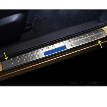 

For Nissan Qashqai 2016 2017 2018 Car Stickers Ornament Stainless Steel Pedal Door Scuff Plate Cover Threshold External Trim