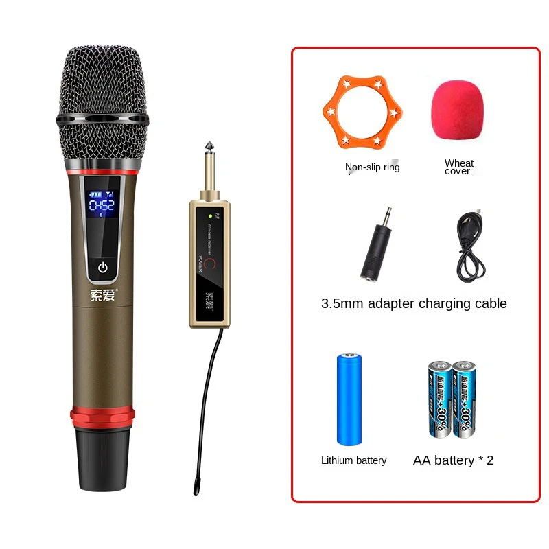 Wireless Microphone Handheld Microphones Home Outdoor Set Type Diaphragm Style Model Number Transducer Certification Package 