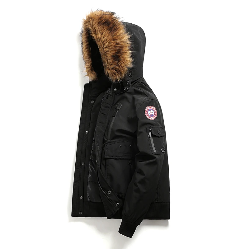 

Winter Jacket Men Parka Hombre Big Fur Hooded Thick Warm Coat Men's Winter Jacket Snow -20 Degree Casaco masculino Abrigo Hombre