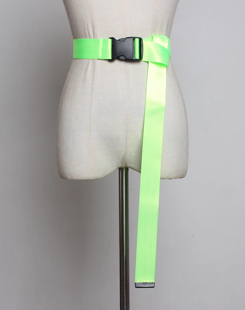 

Fashion Black Canvas Belt for Women Casual Female Waist Belts with Plastic Buckle Harajuku Solid Color Long Belts ceinture femme