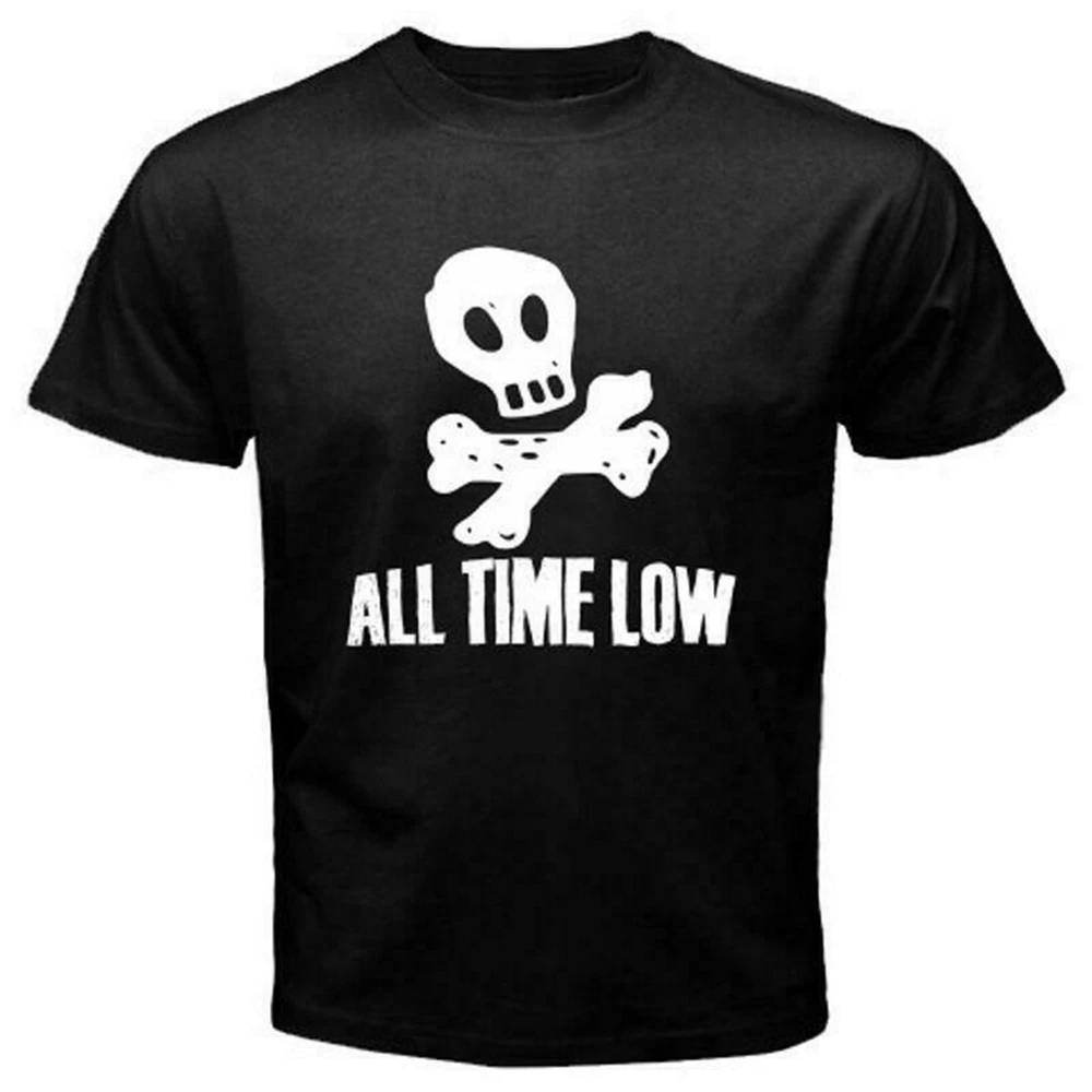 All Time Low Logo Don Panic Поп панк рок группа Размер S-3Xl размер США футболка En1 Мужская