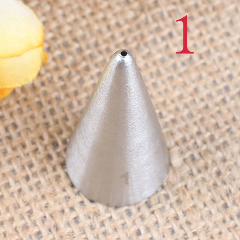 

#1 Filament Writing Stainless Steel Icing Piping Tips Cake Cream Nozzle Fondant Cake Decorating Tools