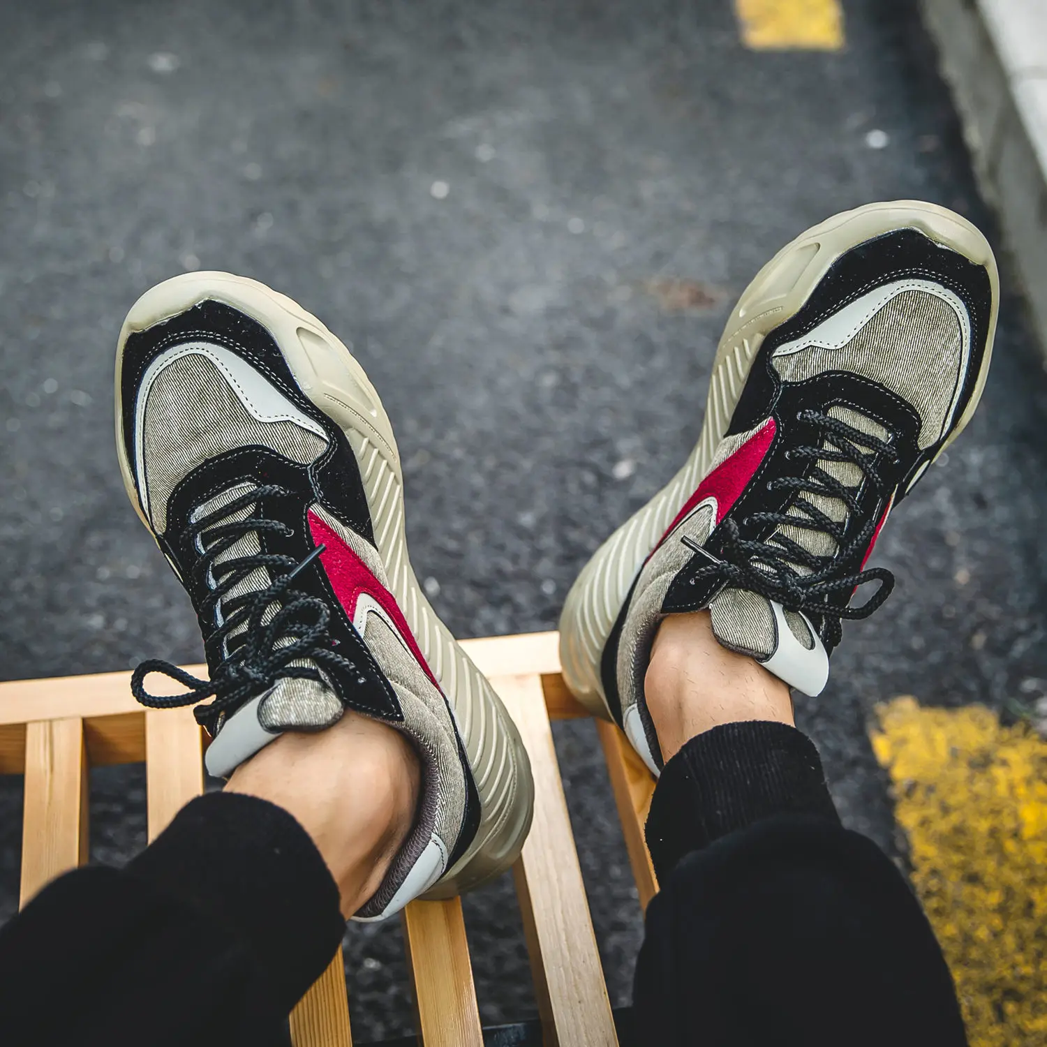Ins Daddy/Мужская обувь; светоотражающие кроссовки; зимняя обувь; Zapatillas Deportivas Hombre; модная дышащая повседневная обувь; Sapato Masculino