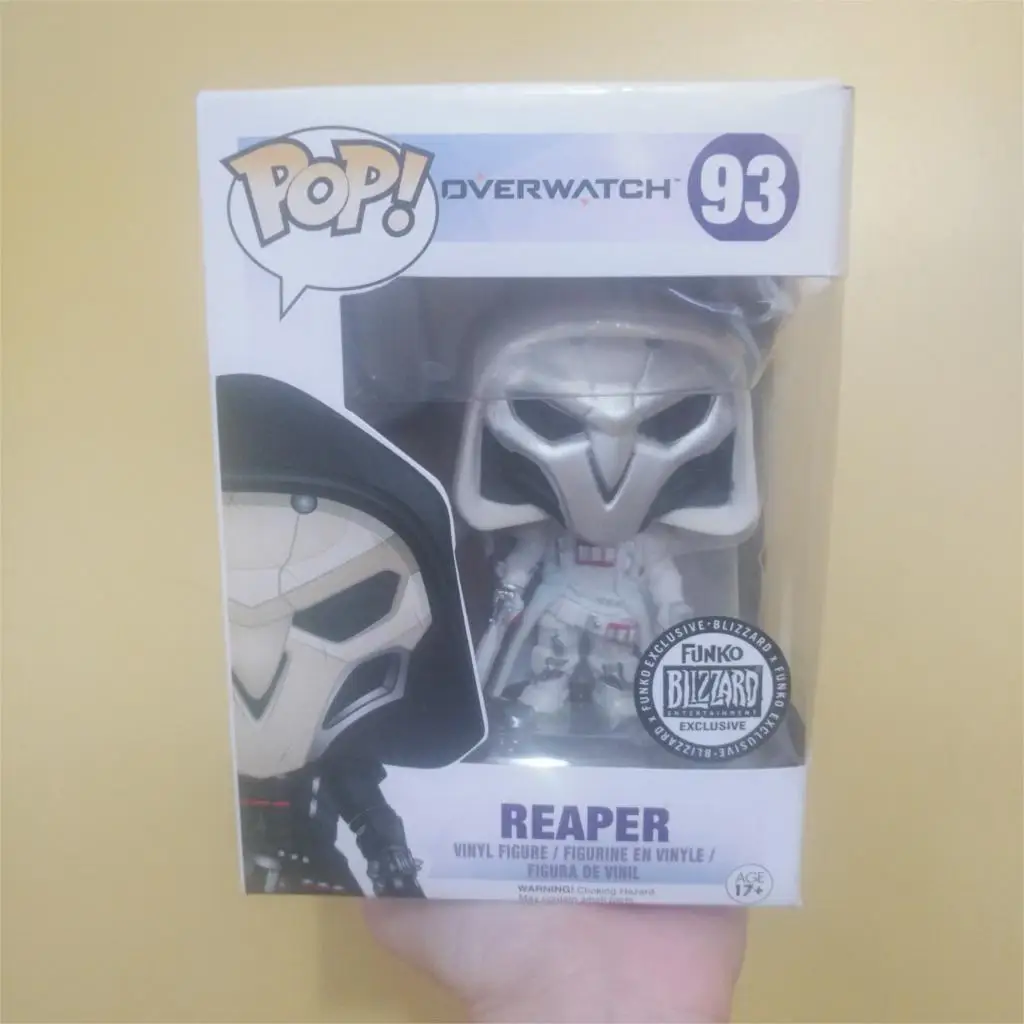 Funko Pop игра OverWatche 15 см персонаж Peaper Белый Ver Виниловая фигурка игрушки для коллекции