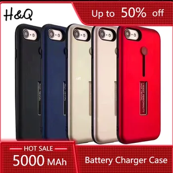 3500/4000 10000mah超薄型バッテリーケースiphone 6 6 s 7 8 電源銀行ためのケースの充電iphone 6 6 s 7 8 プラスバッテリー充電器ケース