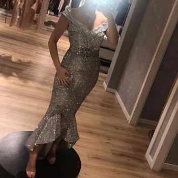 

Short Muslim Evening Dresses Dubai Prom Dresses 2020 Formal Gala Dress