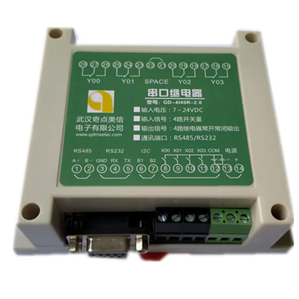 Omron Реле Серийный порт плата управления 4 в out IO карта RS232 485 связь modbus VB|Детали и