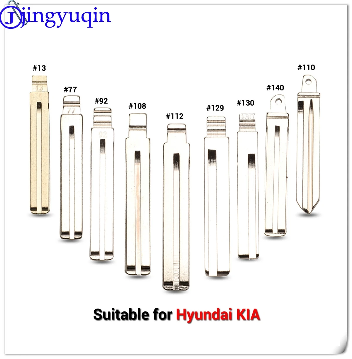 Jingyuqin HY20 TOY40 пустой для Kia Spotage RIO K2 K3 K5 Hyundai Verna I30 IX35 HB20 Sonata Elantra пульт дистанционного