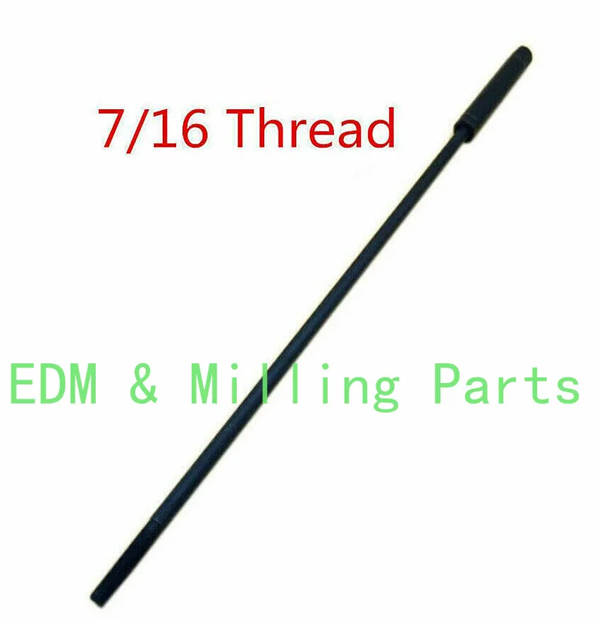 1X Milling Machine Part R8 Draw Bar Overall Drawbar M7/16 For Bridgeport Mill 