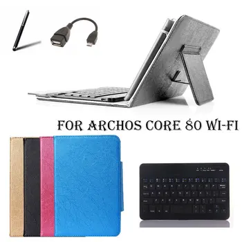 

Wireless Keyboard Cover Stand Case for archos core 80 wi-fi Bluetooth Keyboard + 2 Gifts