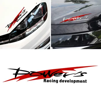 

Creativity Power's Racing Development Car Sticker Styling Funny Cover Scratches Windshield Decoration Accessories PVC 30cm X 5cm