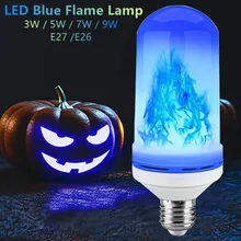 

LED Flame Effect Light Bulb Fire Lamp E26 Flame Lamp E27 3W 5W 7W 9W Corn Bulb 220V LED Candle Light Dynamic Flickering Lighting