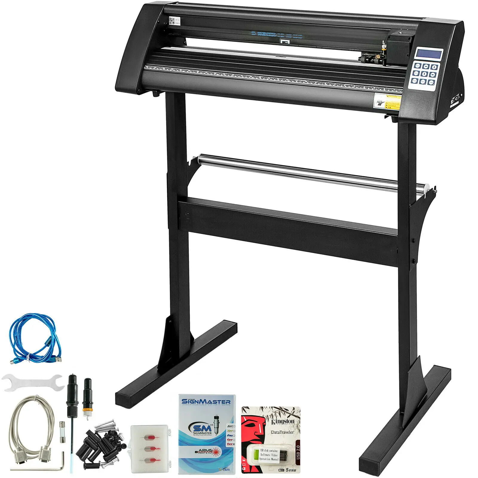 870mm Vinyl Cutter Plotter Cutting 34&quot Sign Making decoration W/Table Drawing Tools For Decoration | Дом и сад