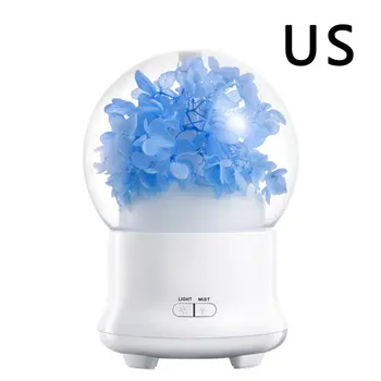 

100ML Eternal Flower Aromatherapy Humidifier Machine with Colorful Night Light Home Essential Oil Diffuser Air Humidification