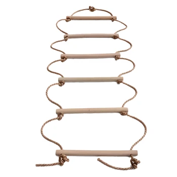 

6.6FT Rope Ladder Kids & Adults Climbing Game Funny Game Toys for Swing Accessories Tree House Playground Play Set