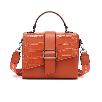 

shoulder bags high grade leather handbags New women's bags fashion ladies Grade crocodile bag chispaulo brand bolsa feminina