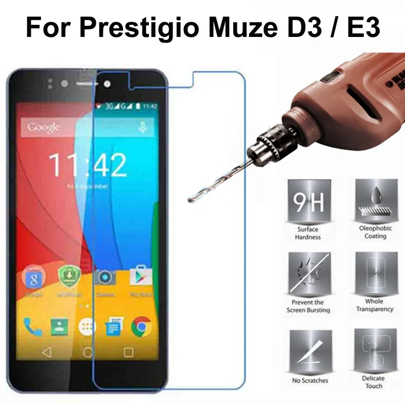 2PCS For Prestigio Muze D3 Glass Film Front LCD Screen Protector Guard E3 PSP3530 Protective | Мобильные телефоны и