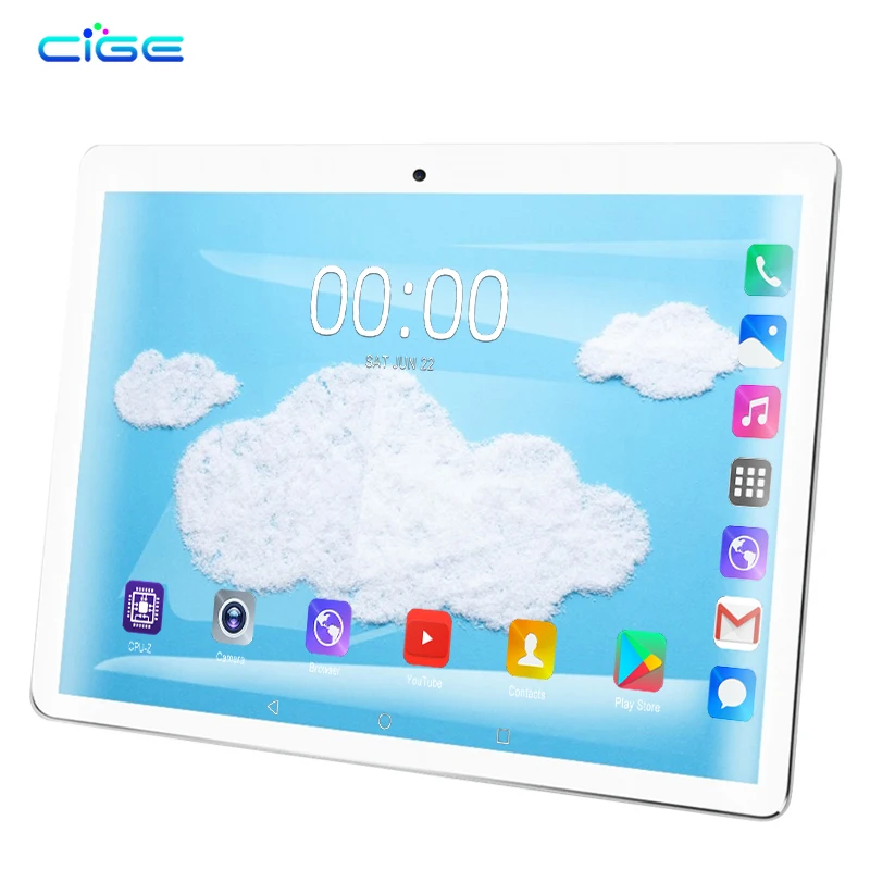 1920X1200 10,1 дюймов Android 9,0 Tablet pc 10 core 4G Lte телефонные звонки планшеты 6 Гб ram 64 Гб rom dual wifi band 2,4G 5G dual sim