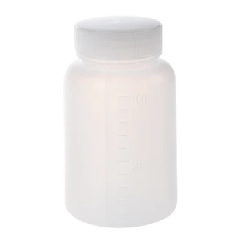 

Laboratory Chemical Storage Case White Plastic Widemouth Bottle 100mL