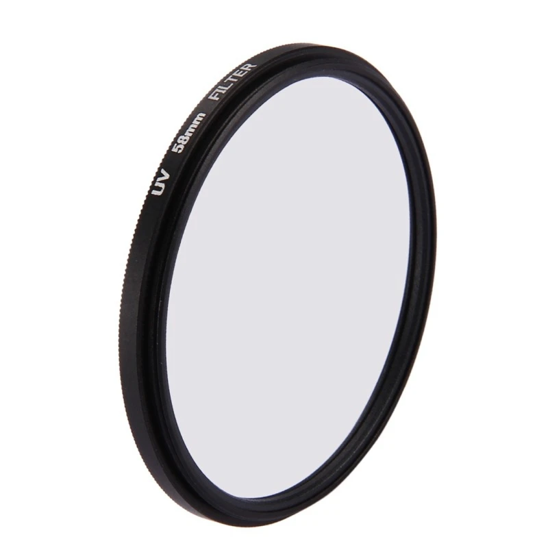 AMS-58Mm 3 In 1 Round Circle Uv Lens Filter With Cap For Gopro Hero7 Black/6 /5 Camera Accessory