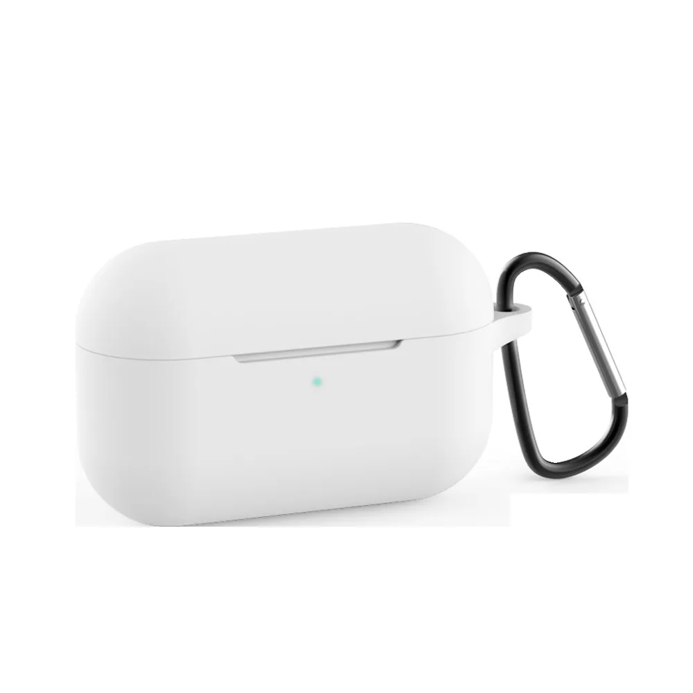 Силиконовый чехол, защитный чехол для Apple Airpods pro TWS, Bluetooth наушники, мягкий силиконовый чехол для Air pods 3, защитный чехол s - Цвет: R-White