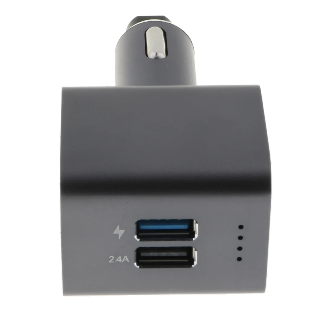 

3 in 1 Car Air Purifier Ionizer Deodorizer Ionic Freshener Dual USB Charger