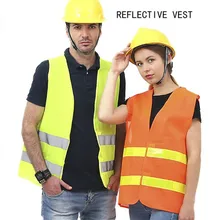 Универсальная Светоотражающая одежда с высокой видимостью, унисекс, мужской, женский жилет безопасности, Рабочая одежда, подходит для бега, велоспорта, дропшиппинг