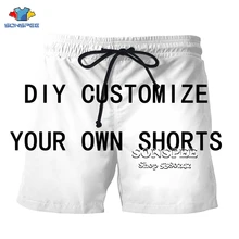 SONSPEE Настроить DIY свои собственные фотографии/звезда/Аниме/персонаж/певица 3D печати шорты