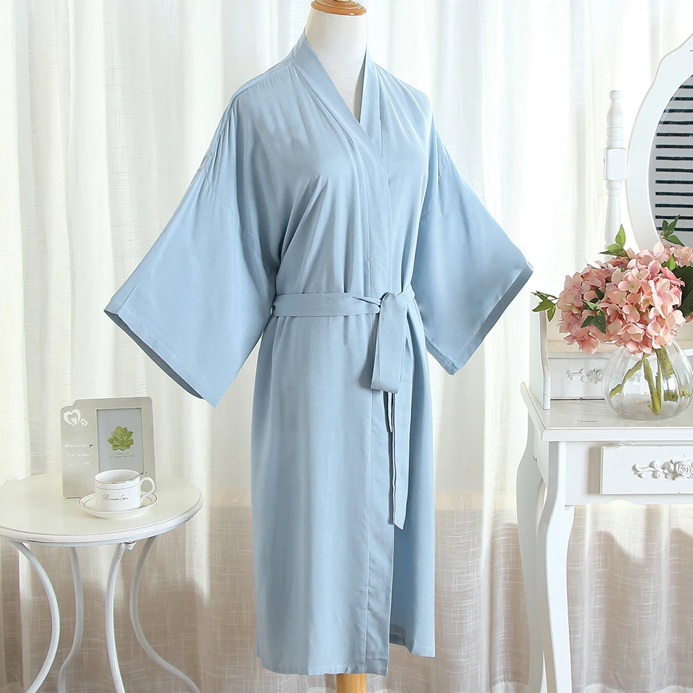 Женское хлопковое кимоно, одежда для сна, сексуальное ночное платье, домашняя одежда, халат, ночная рубашка с поясом, мягкая Домашняя одежда, ночное белье
