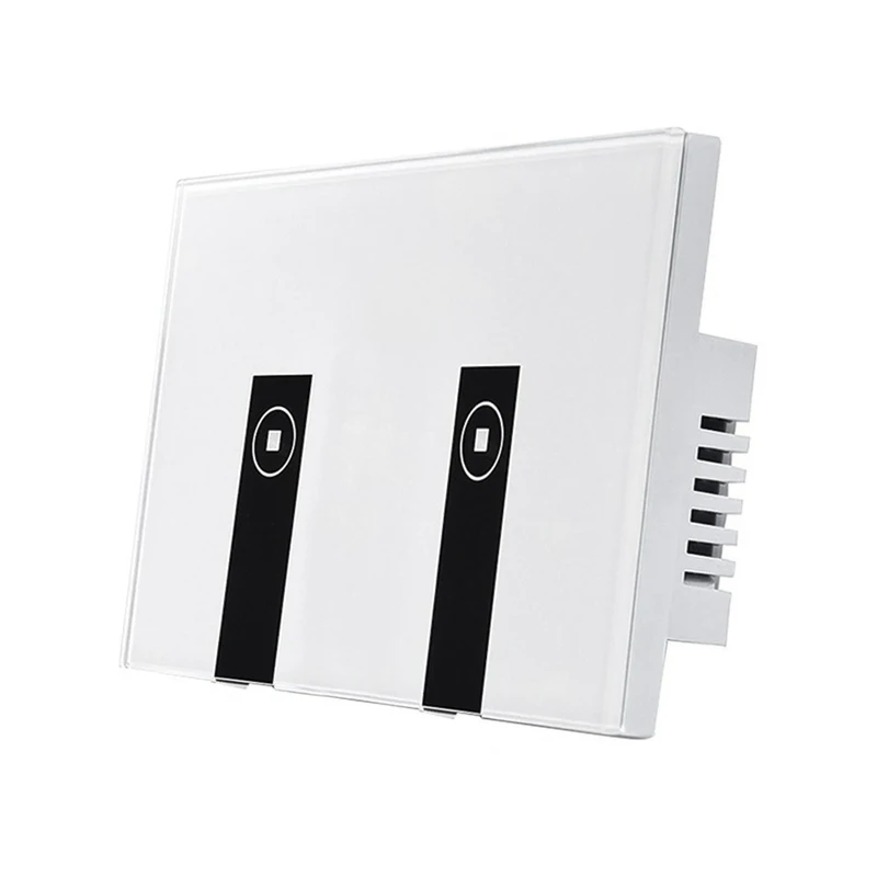 

Wifi Smart Light Switch,2 Switches Press Wall Plate Alexa Light Switch,In-Wall Wireless On/Off Wall Switch,Timing,Voice Ap