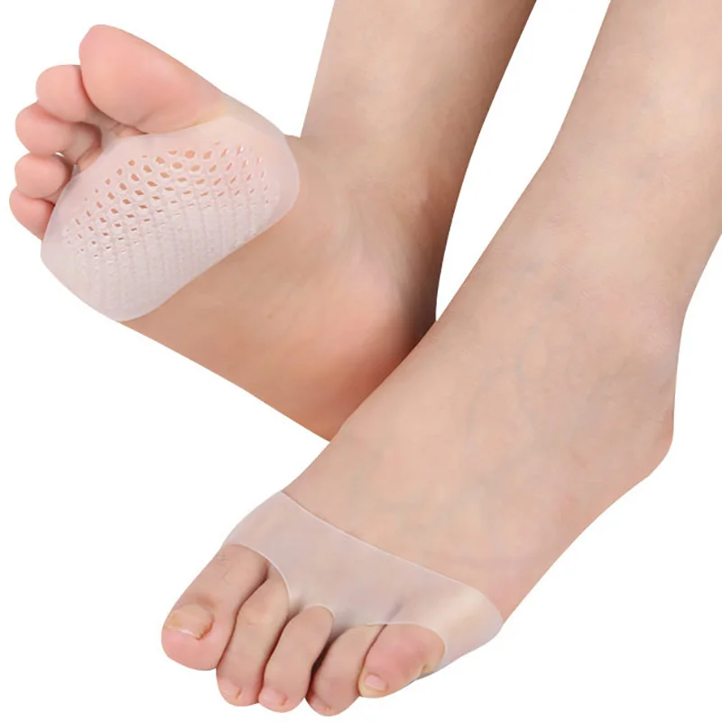 

USHINE Silicone Insoles Padded Gel Breathable Health Care Belly Ballet Dance Toe Insoles Shoes High Heel Insole