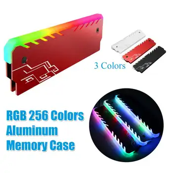 

Aluminum Alloy RAM Cooling Shell Heatsink RGB 265 Light Effect Memory Coolingi Radiator Glow Desktop Memory Cooling Vest