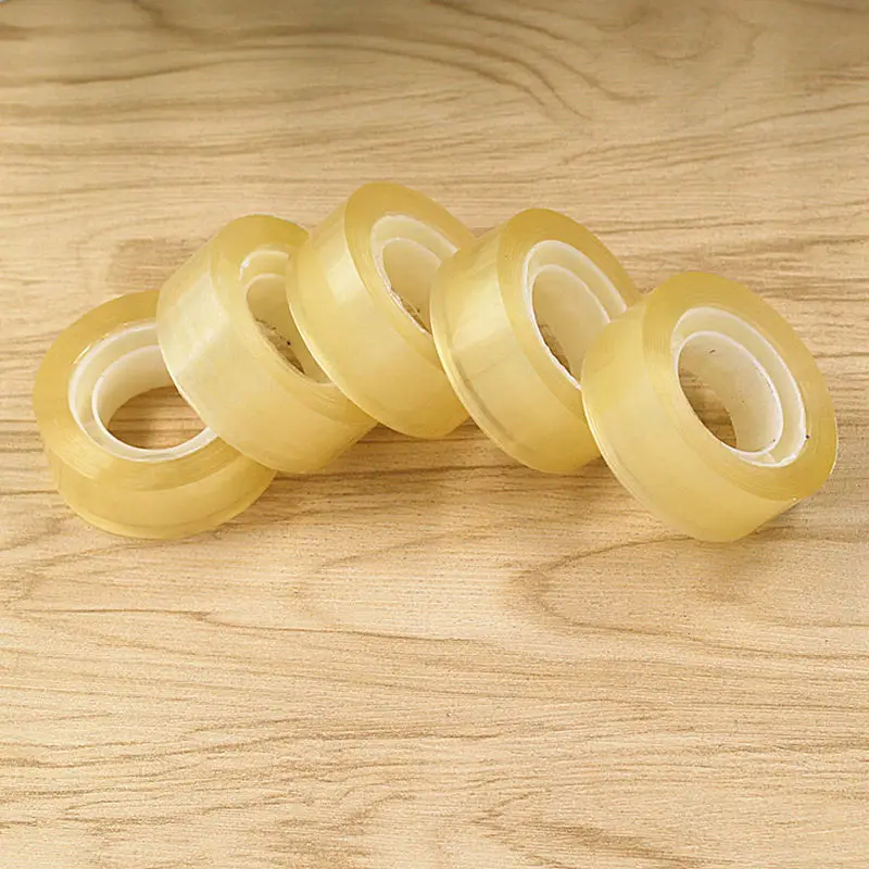 

1/2/8 Rolls Transparent Tape Refills Rolls 20m x 18mm , Clear Gift Wrapping Tape Refill Roll for Office, Home, School