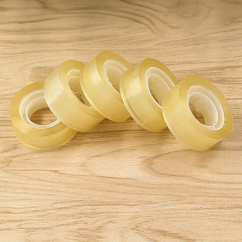 1/2/8 Rolls Transparent Tape Refills Rolls 20m x 18mm , Clear Gift