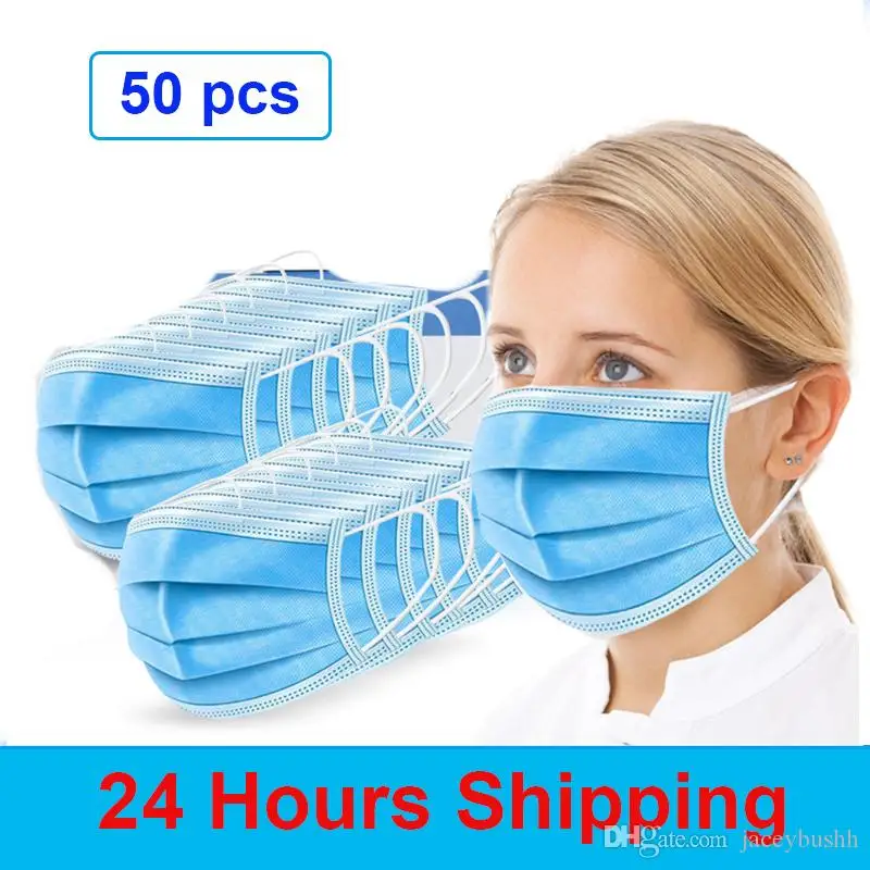 

Safety 3 Layer Disposable Mask Face Mask With Filter Anti Flu Anti Virus Features As KF94 FFP2 In Stock