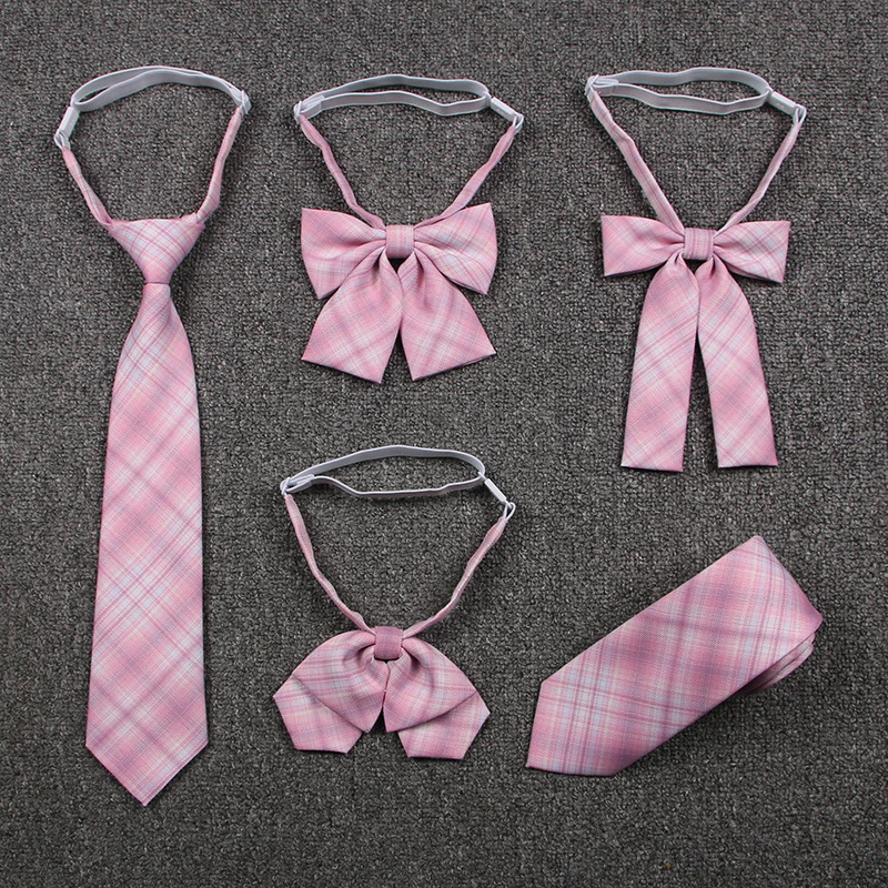 2021 Pink Jk Uniform Bow Tie Cute Japanese/korean School Uniform