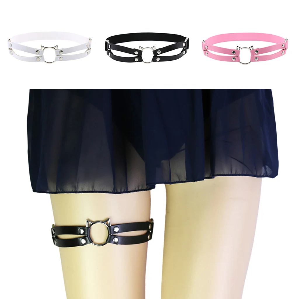Fashion Gothic Leather Leg Garter Thigh Clubwear Punk Strap Suspender Fashion Gothic Leather Leg Garter Thigh Clubwear Punk Strap Suspender