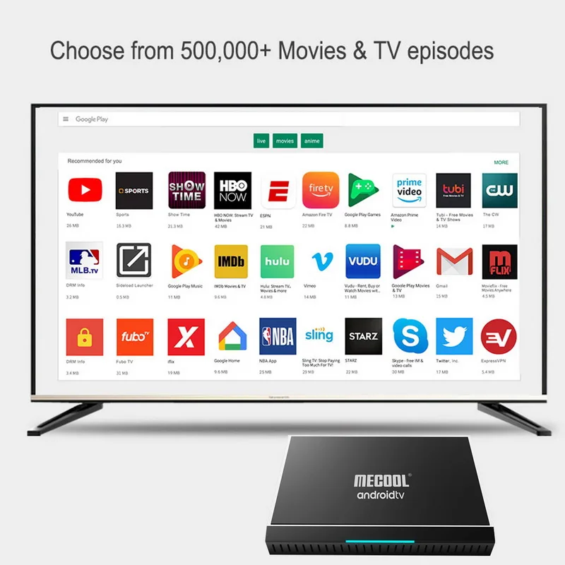MECOOL KM9 Pro tv Box Android 9,0 4G ram 64G rom 2,4G/5G WiFi 4,1 Amlogic S905X2 Android 9,0 tv Box медиаплеер