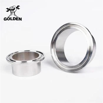 

12.7/19/38/51/63/76/108mm Tri Clamp Weld Ferrule Stainless Steel Weld Pipe Clamps stainless SS304 For Homebrew Fitting