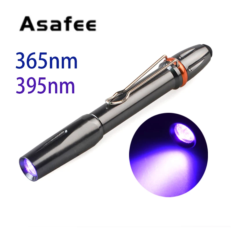 Dropshipping 365nm 395nm Uv Led Ultra Violet 5w Uv Lamp Glue Curing Pen Light Ultraviolet Black