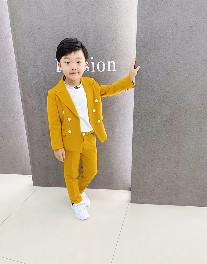 Orange Formal Suit Set